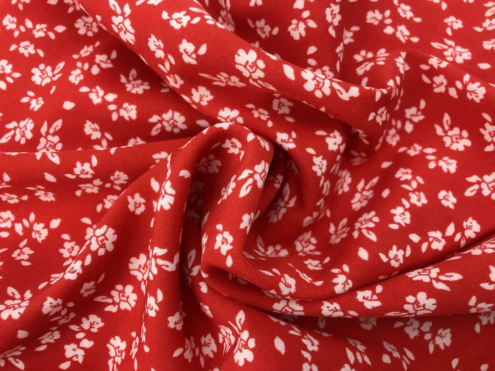 Floral Ruffle A-Line Mini Dress