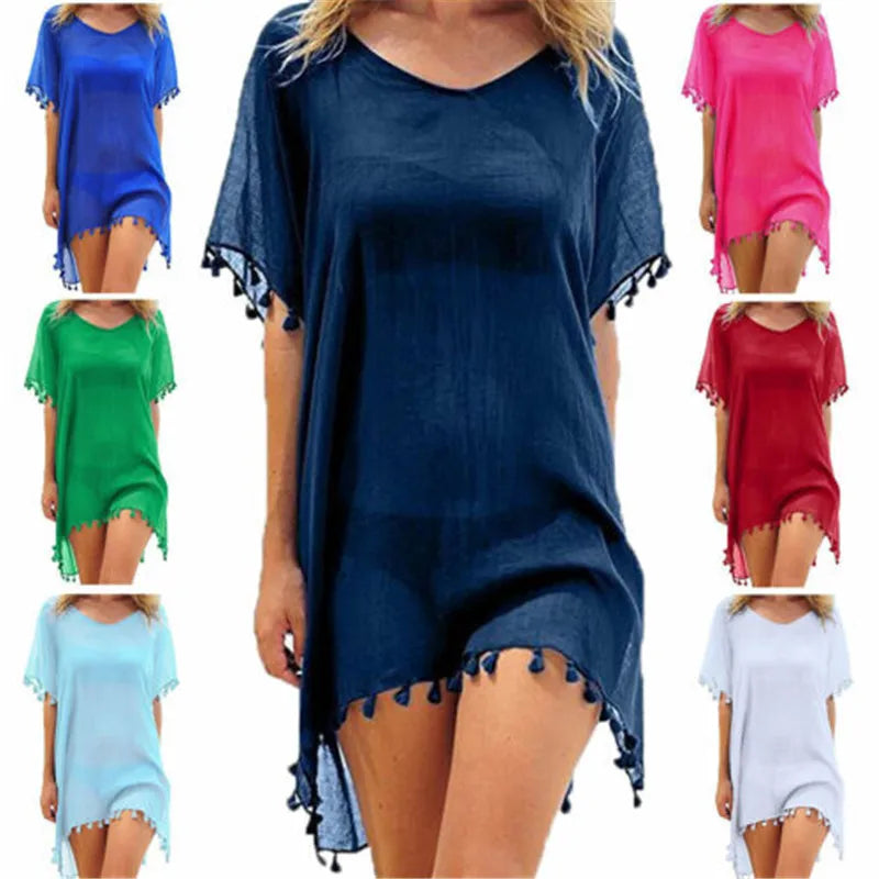 Crochet Lace Beach Cover-Up