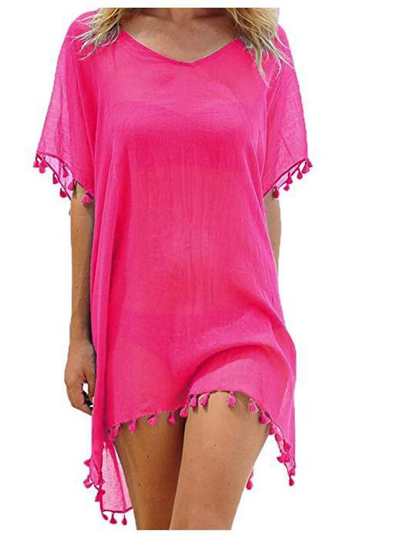 Crochet Lace Beach Cover-Up