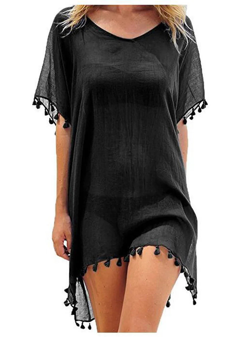 Crochet Lace Beach Cover-Up