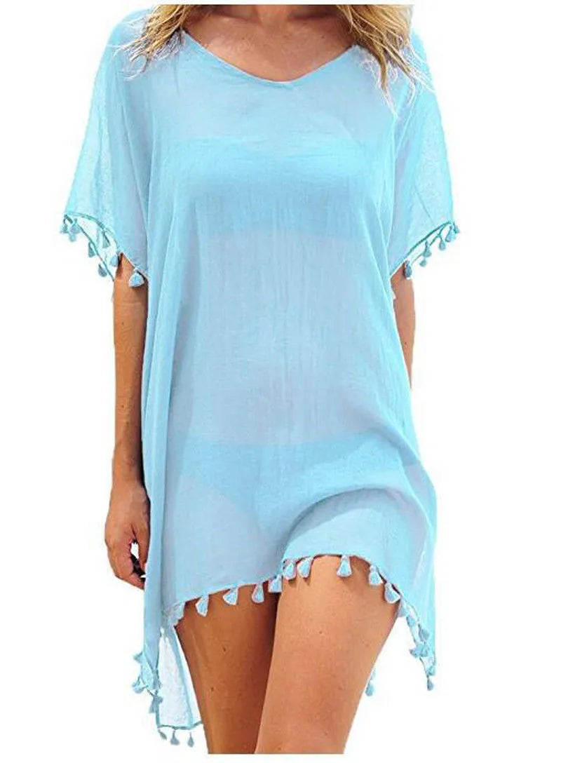 Crochet Lace Beach Cover-Up