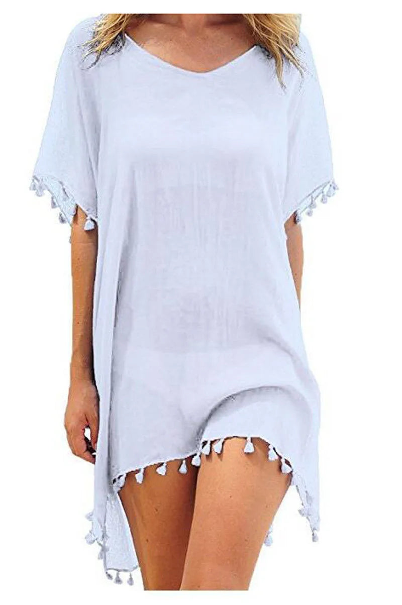 Crochet Lace Beach Cover-Up