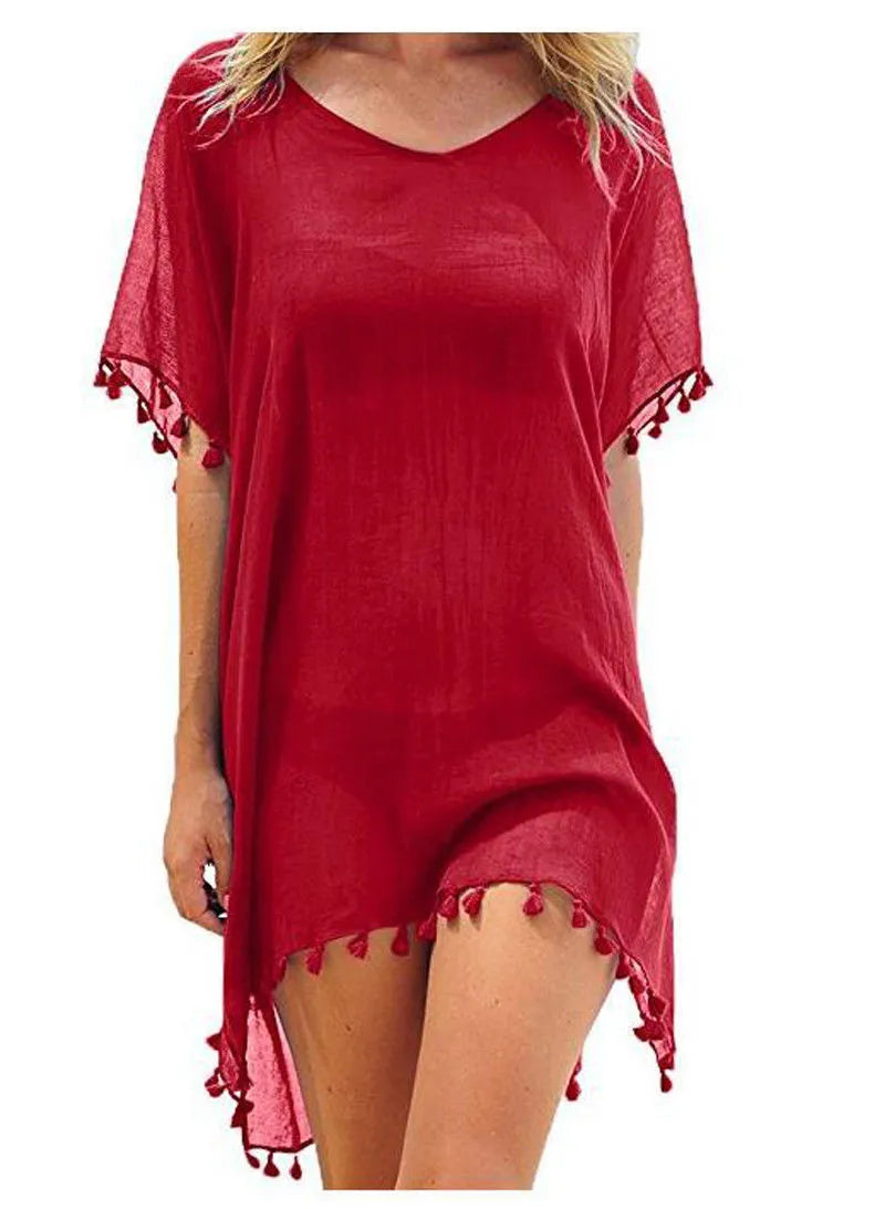 Crochet Lace Beach Cover-Up