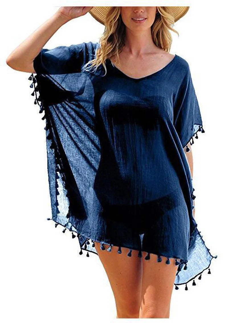 Crochet Lace Beach Cover-Up