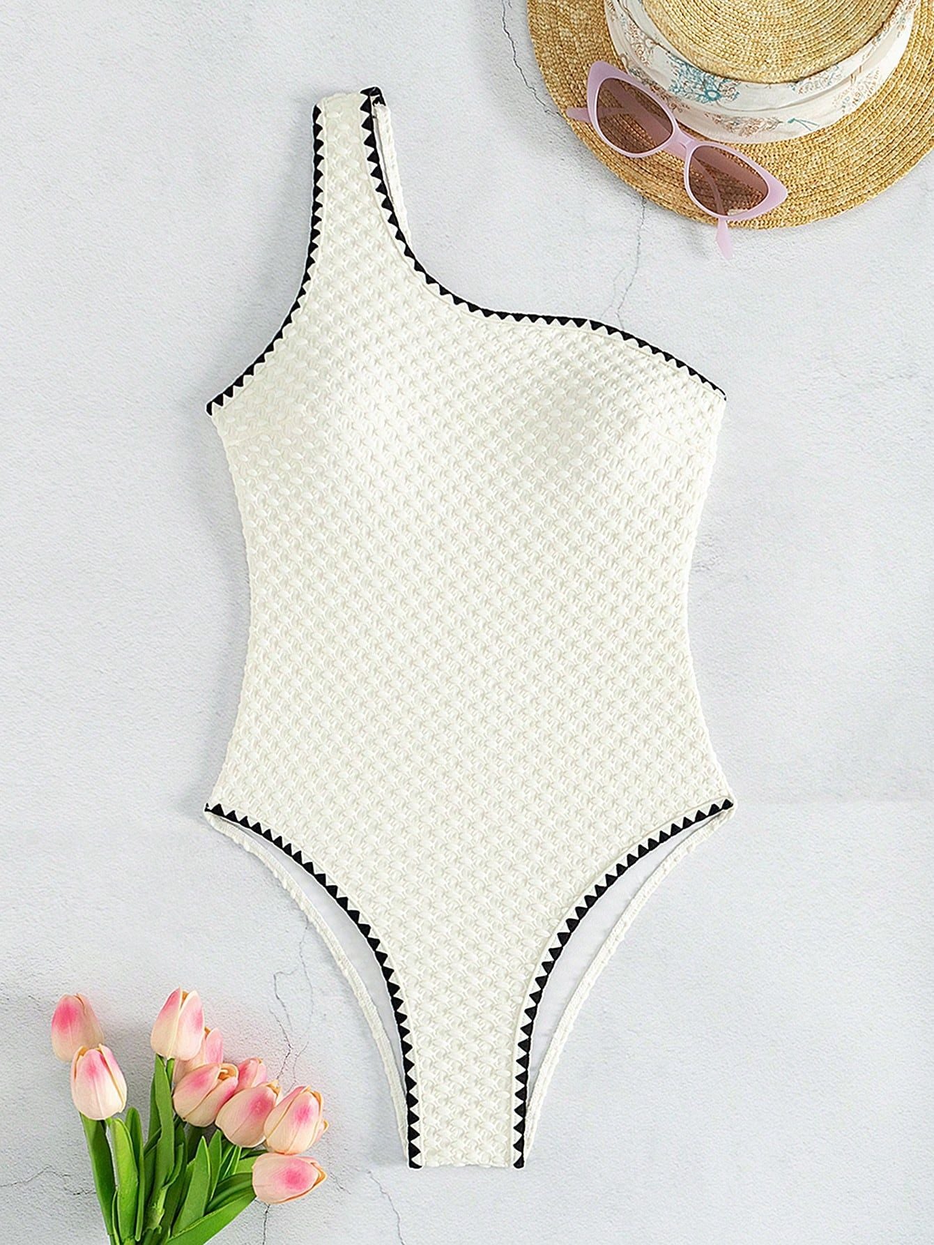 White Strapless Bikini Set