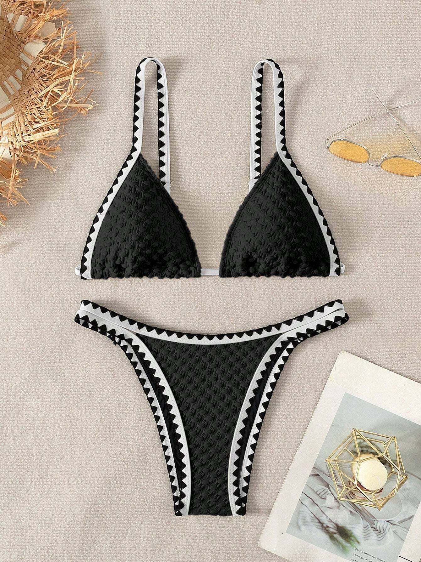 White Strapless Bikini Set