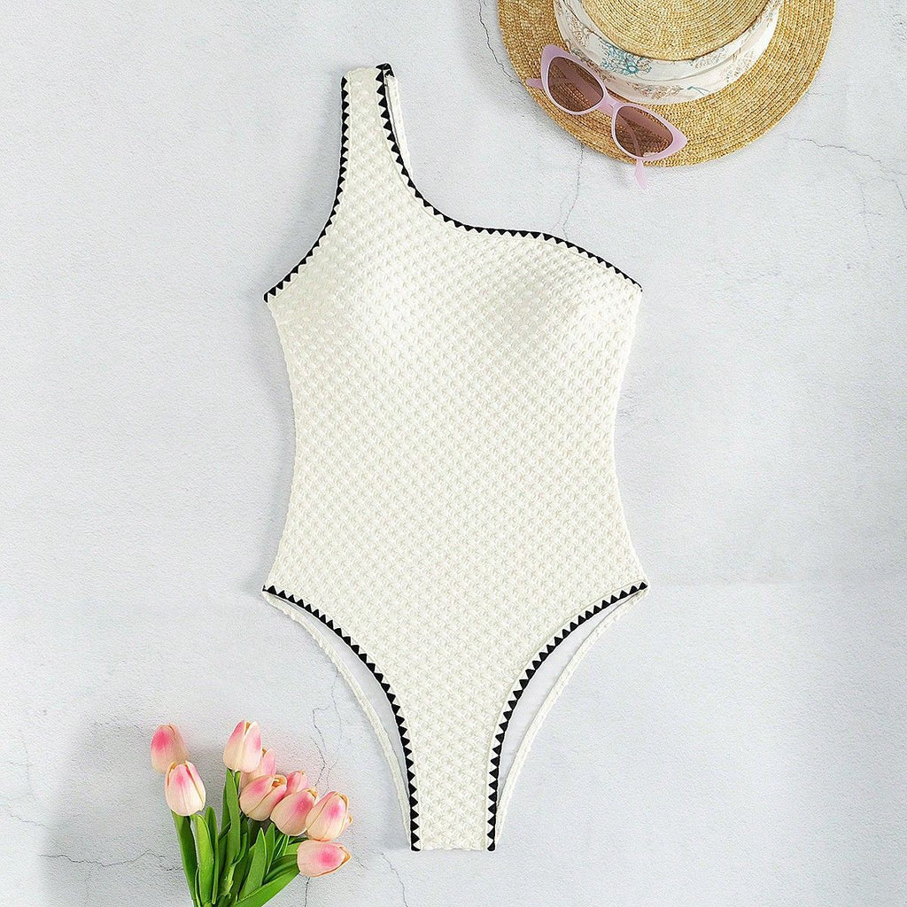 White Strapless Bikini Set