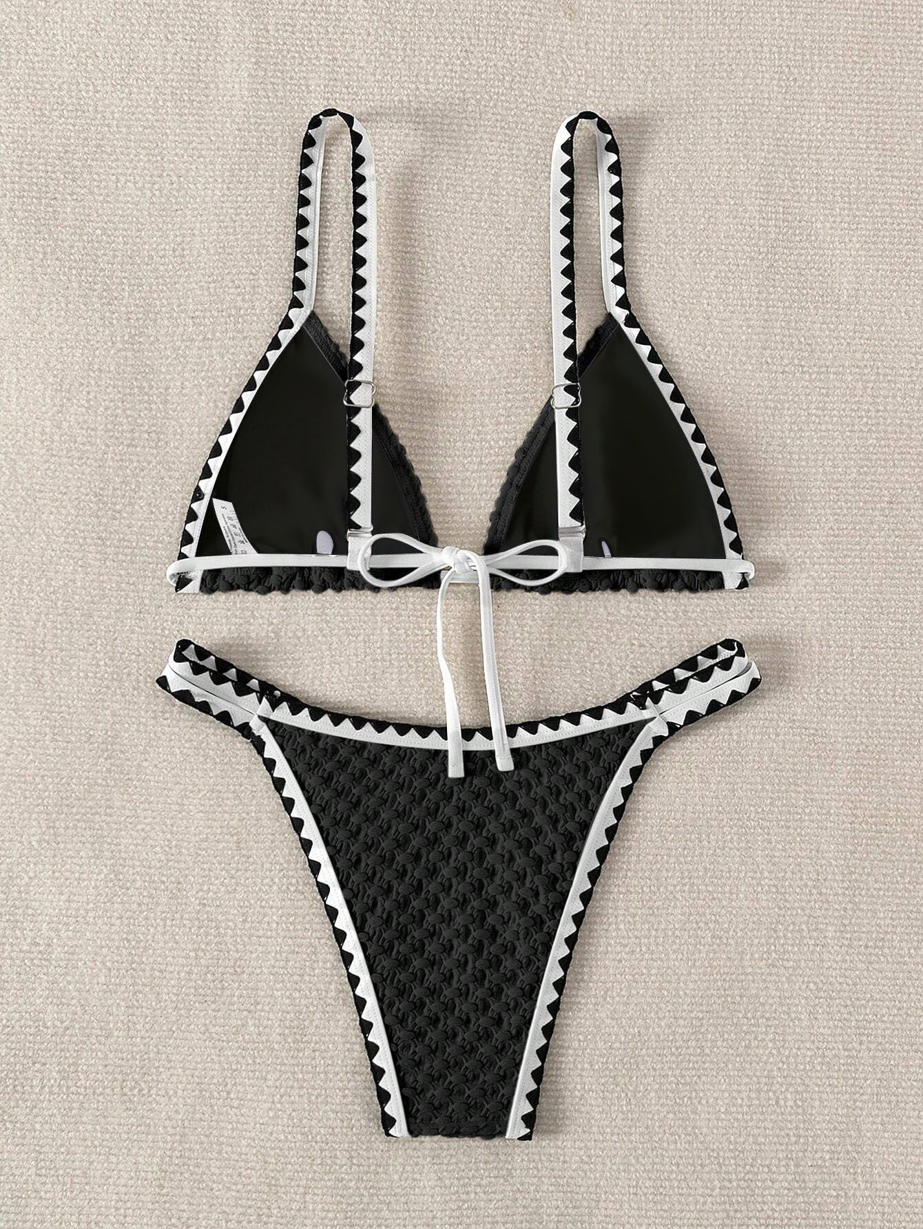 White Strapless Bikini Set