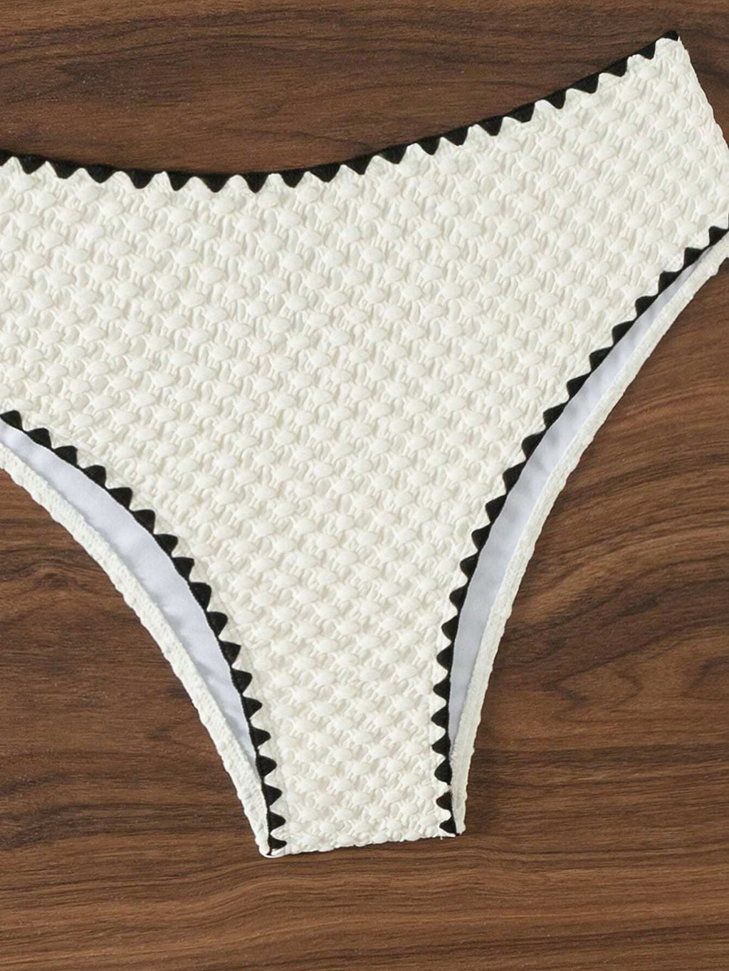 White Strapless Bikini Set