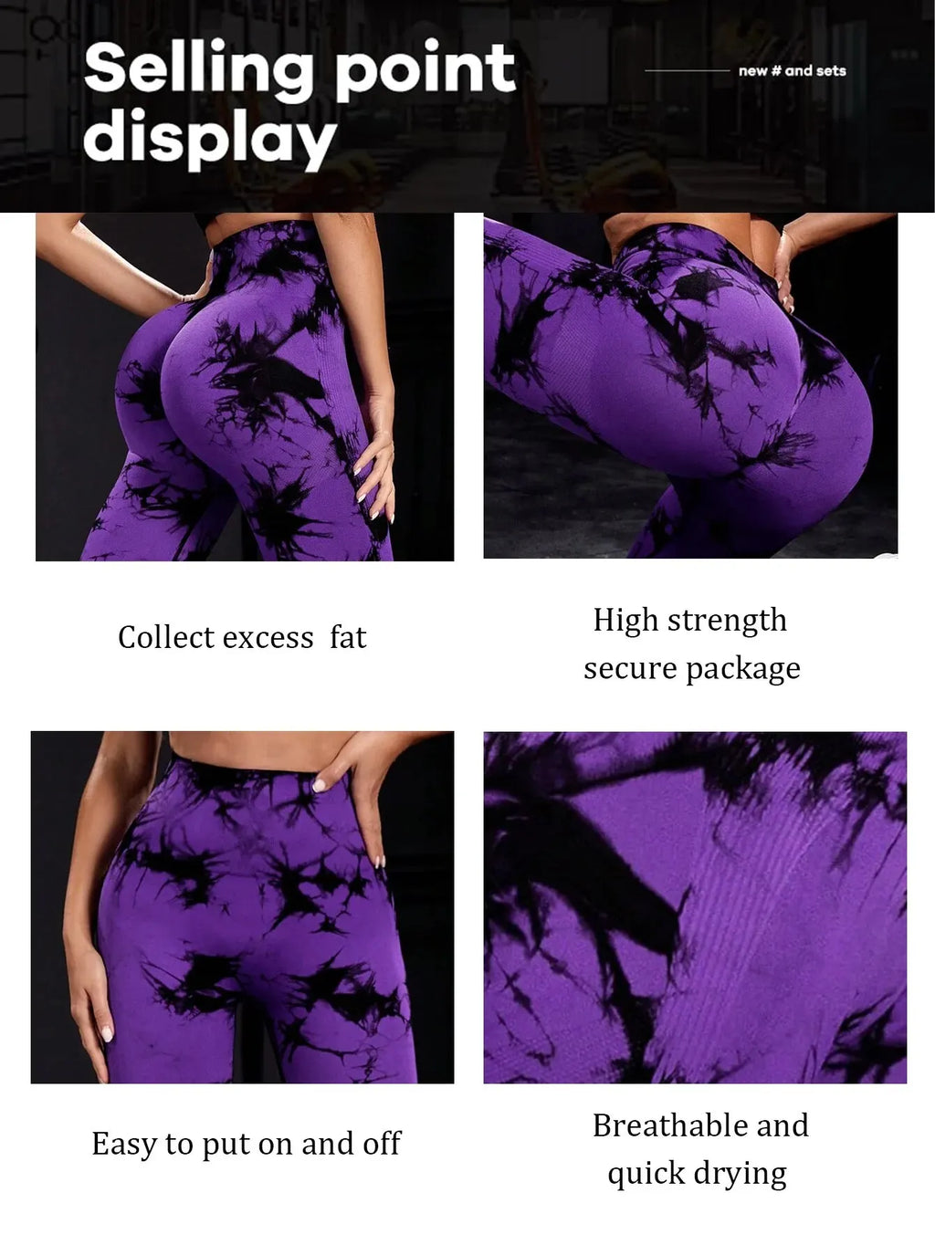 Tie Dye Yoga Leggings