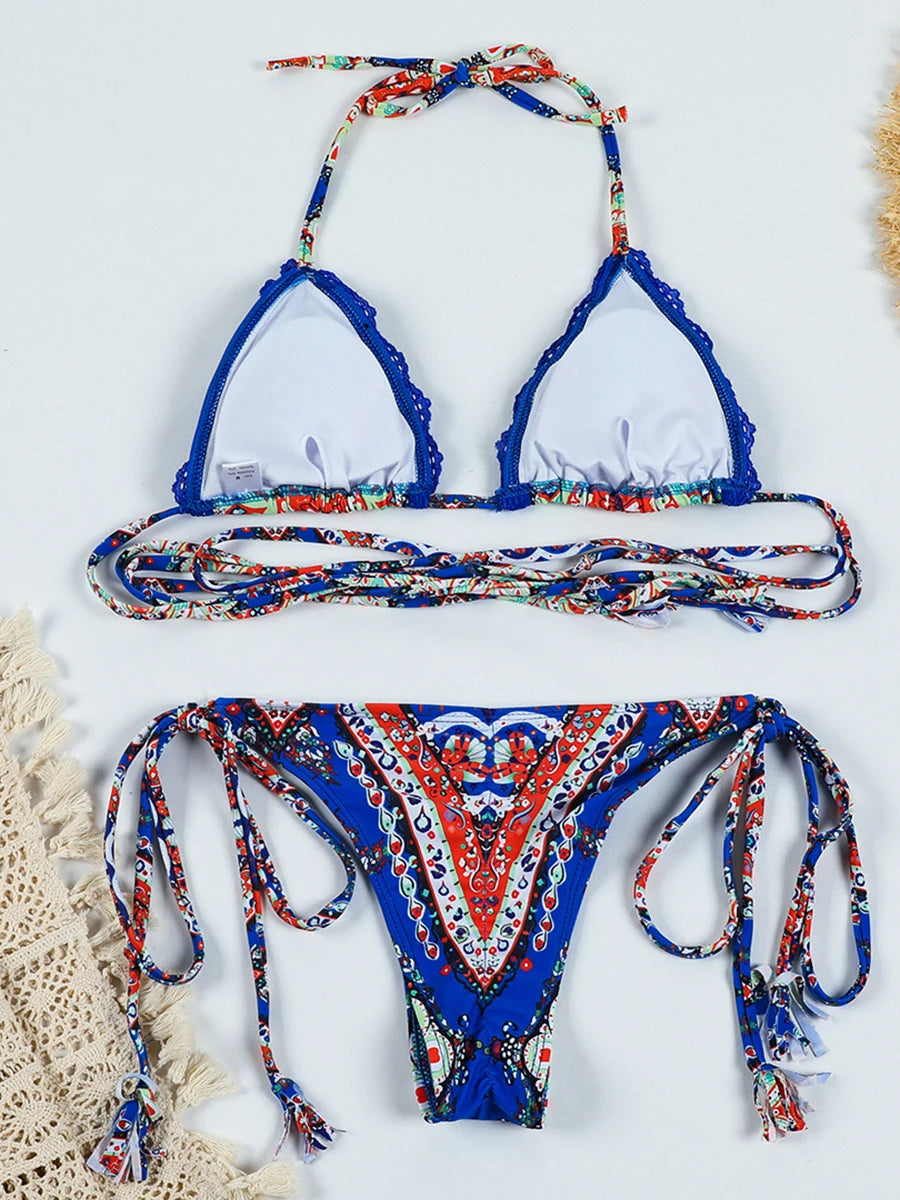 Brazilian Thong Micro Bikini Set