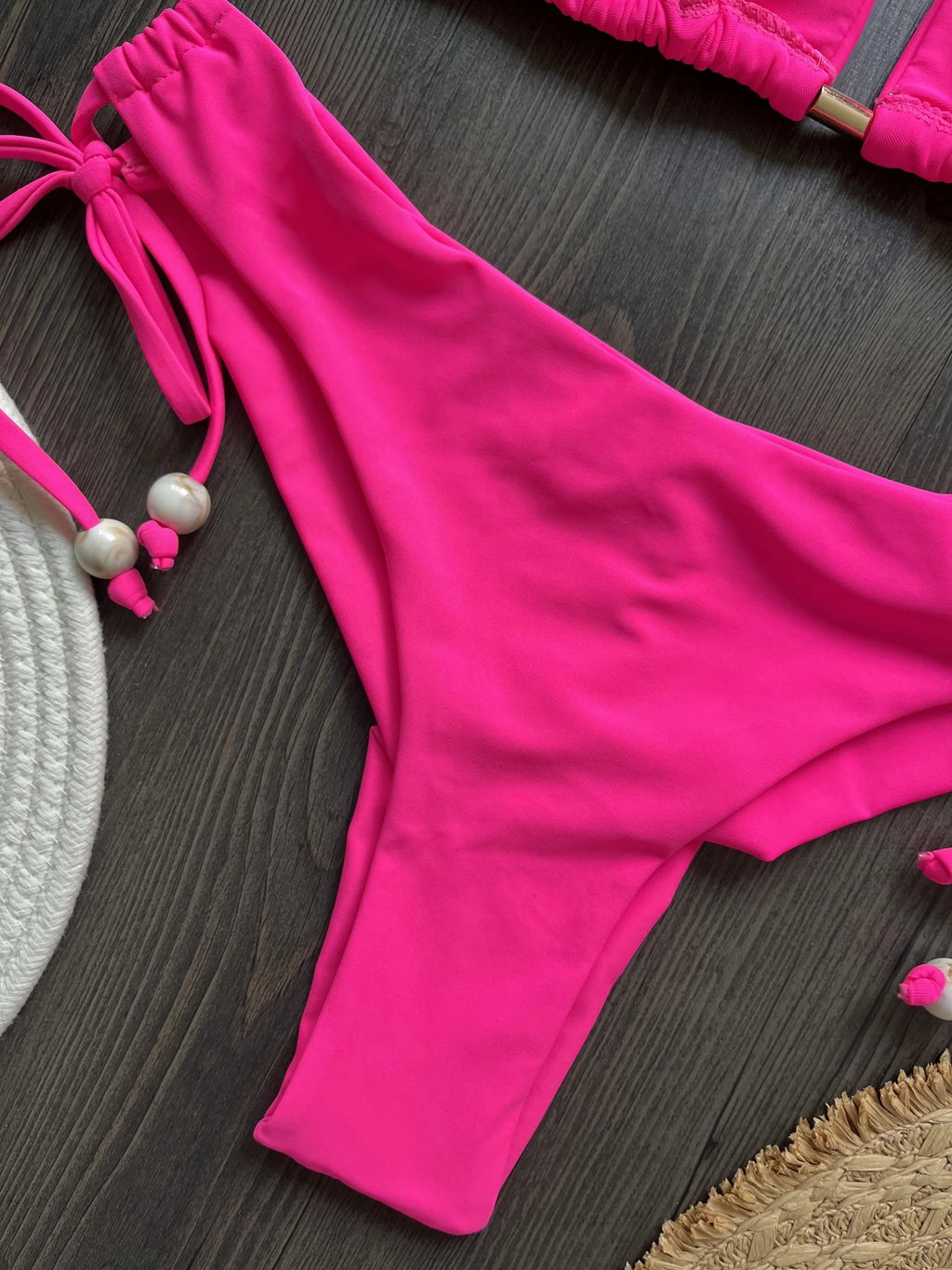 Halter Chain Triangle Bikini Set