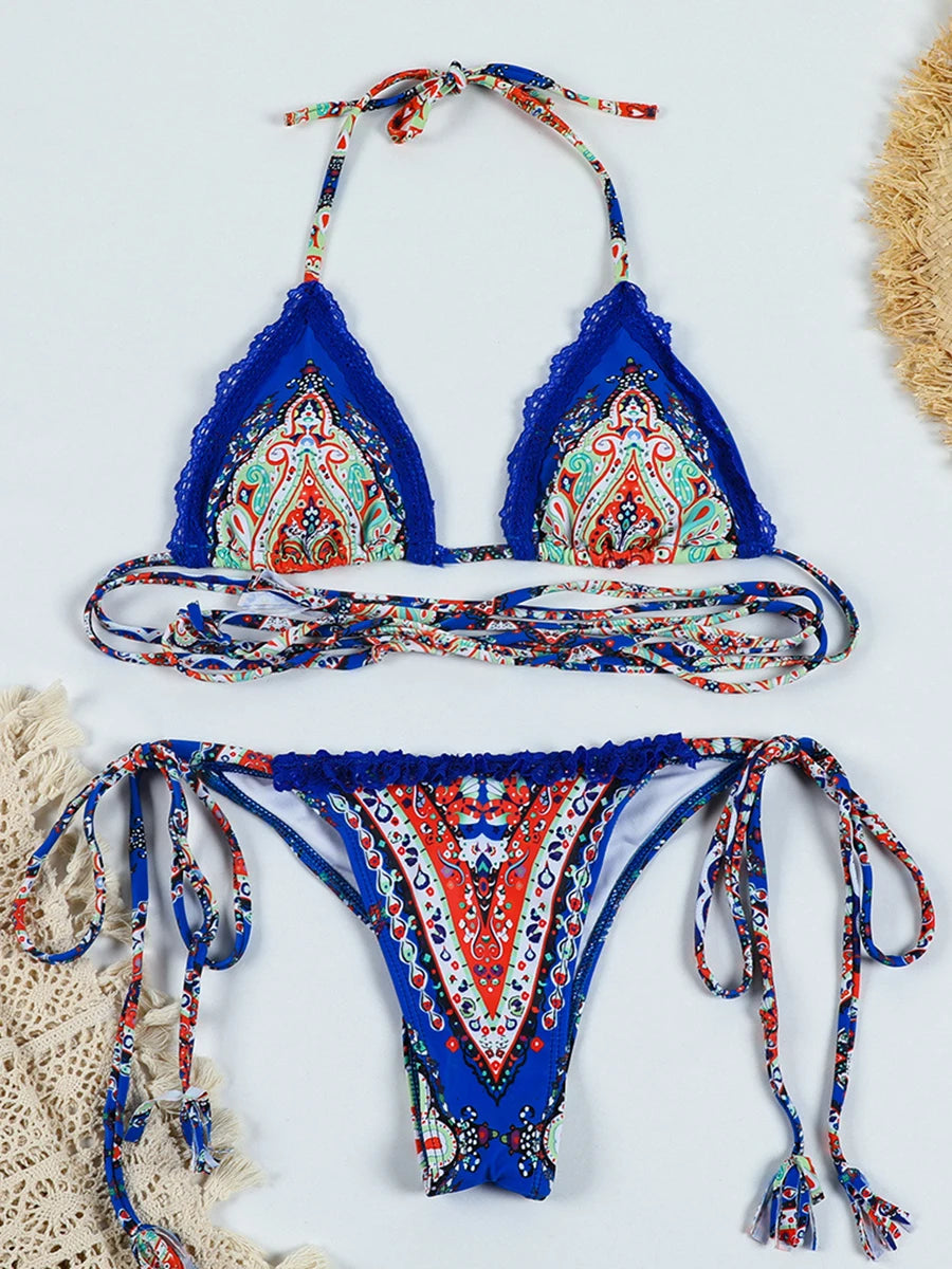 Brazilian Thong Micro Bikini Set