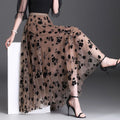 Korean Tulle Floral Skirt