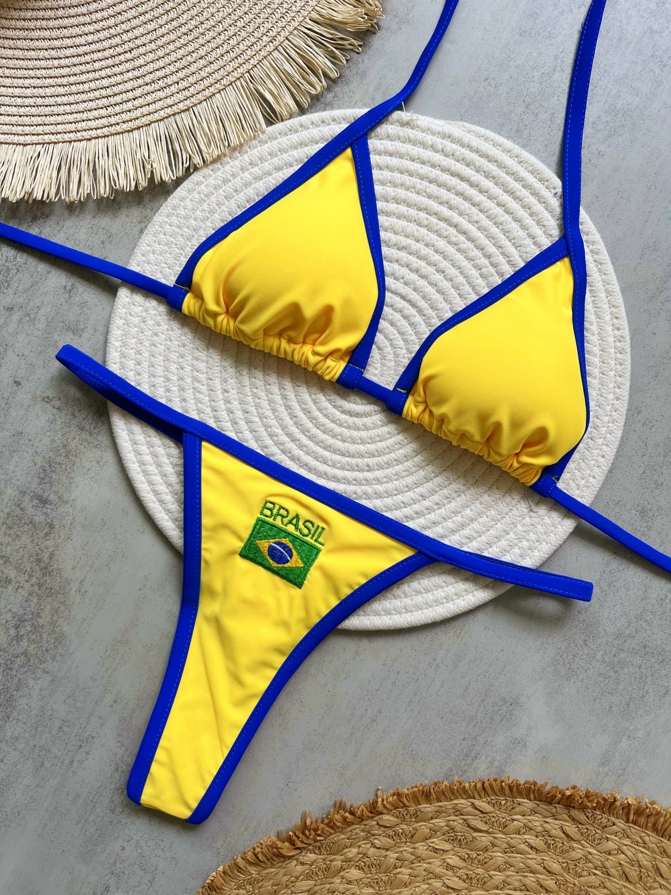 Brazil Flag Bikini Set