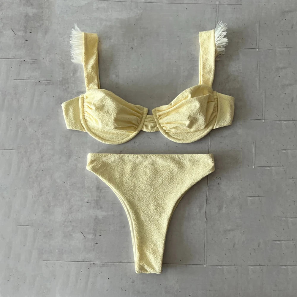 Solid Micro Bikini Set