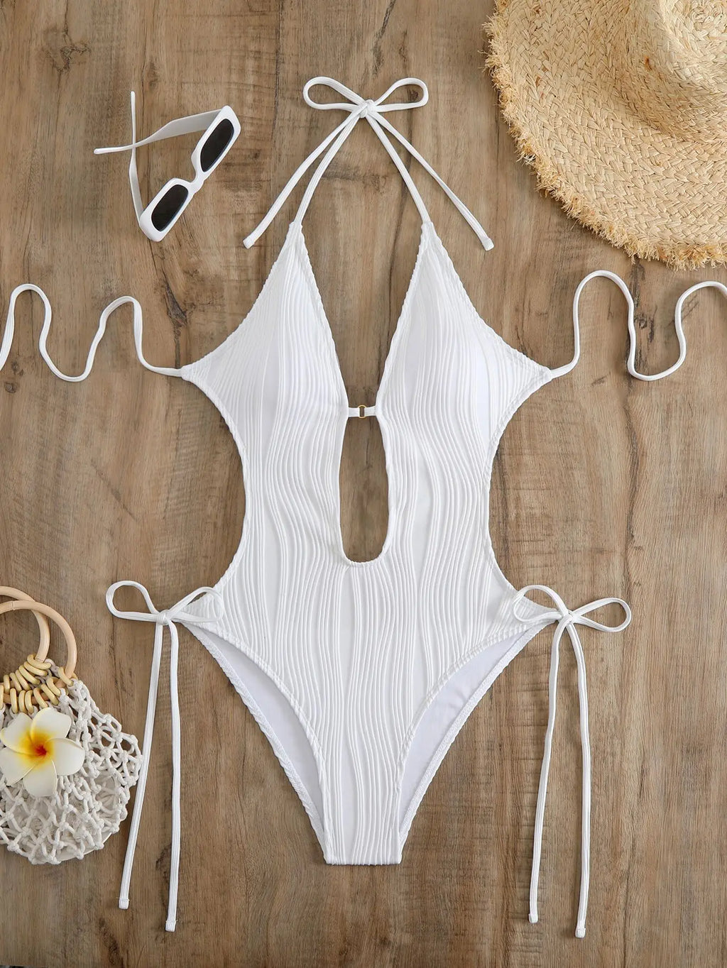 Halter V-Neck Monokini