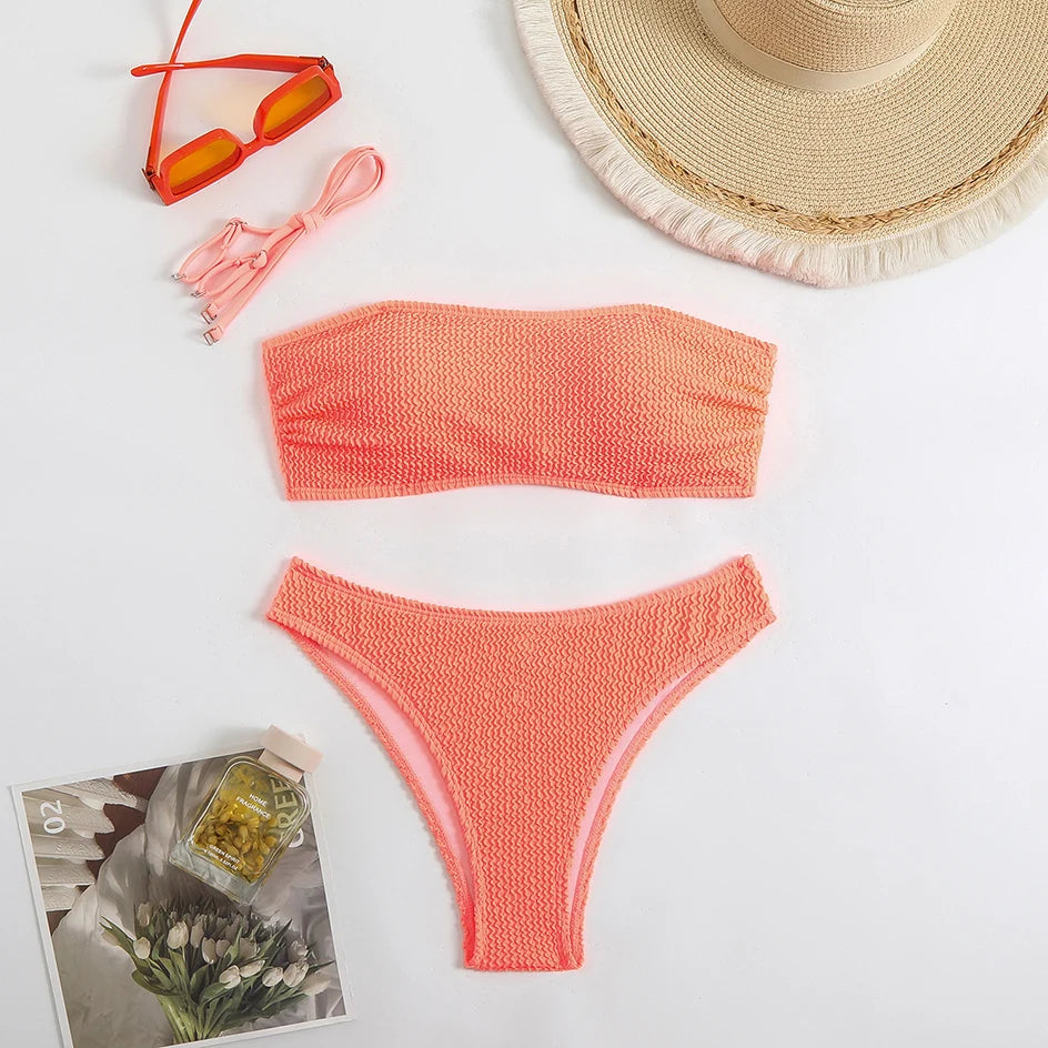 Summer Halter Bikini Set