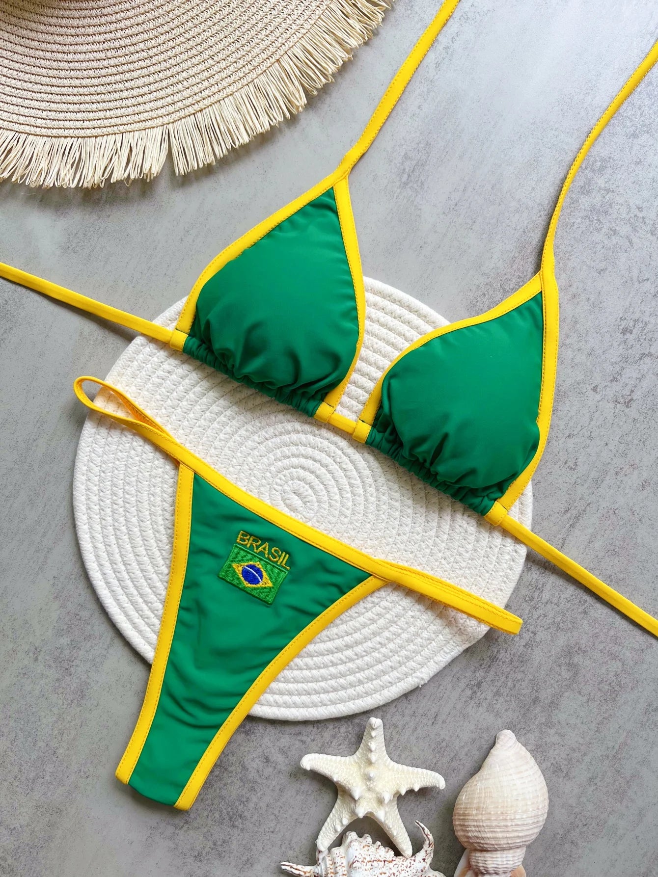Brazil Flag Bikini Set