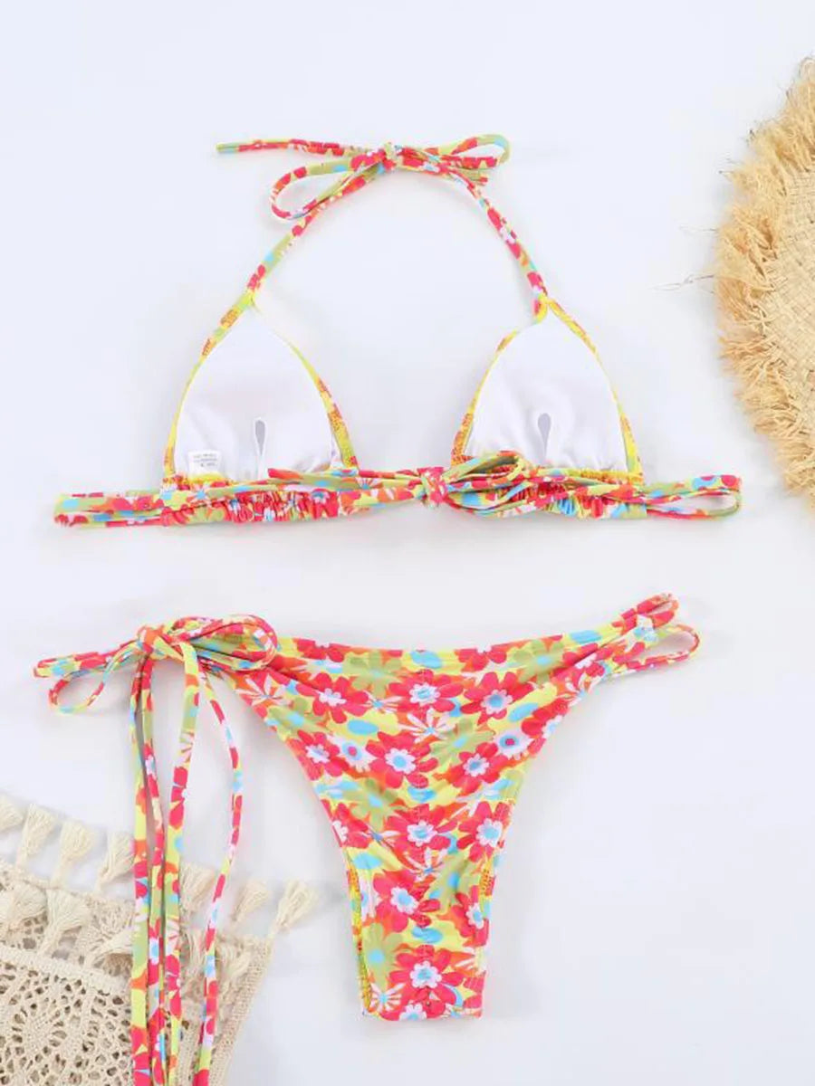 Brazilian Thong Micro Bikini Set