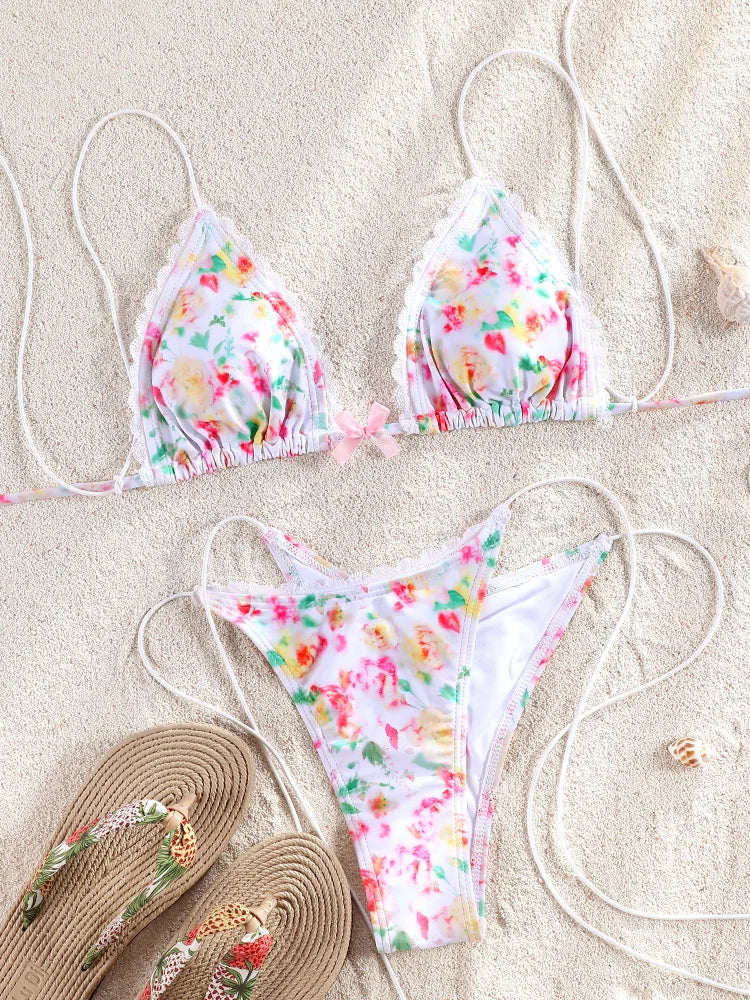 Push-Up Print Bikini Set
