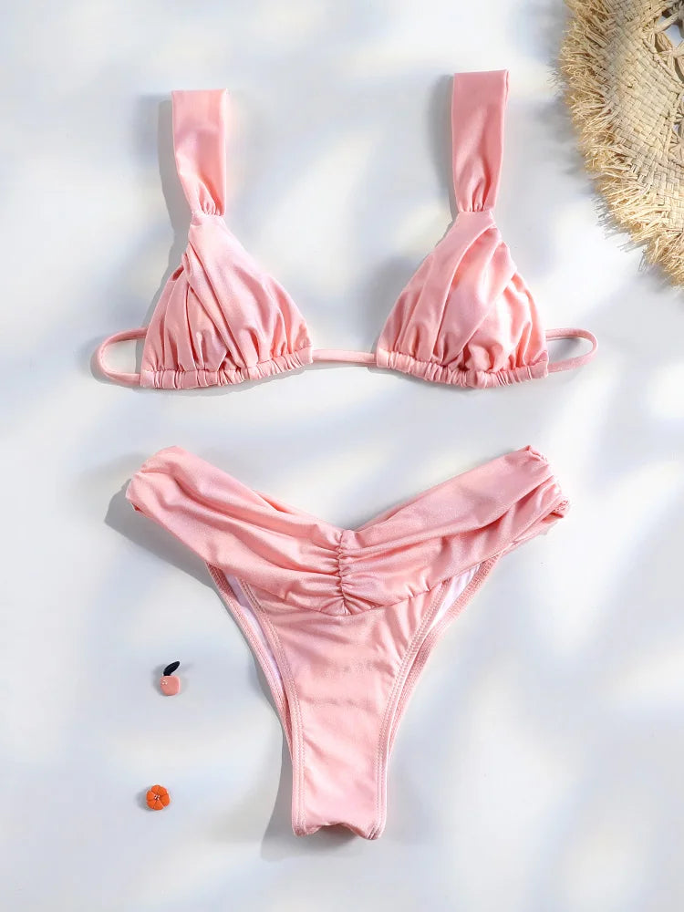 Folded Triangle Micro Bikini