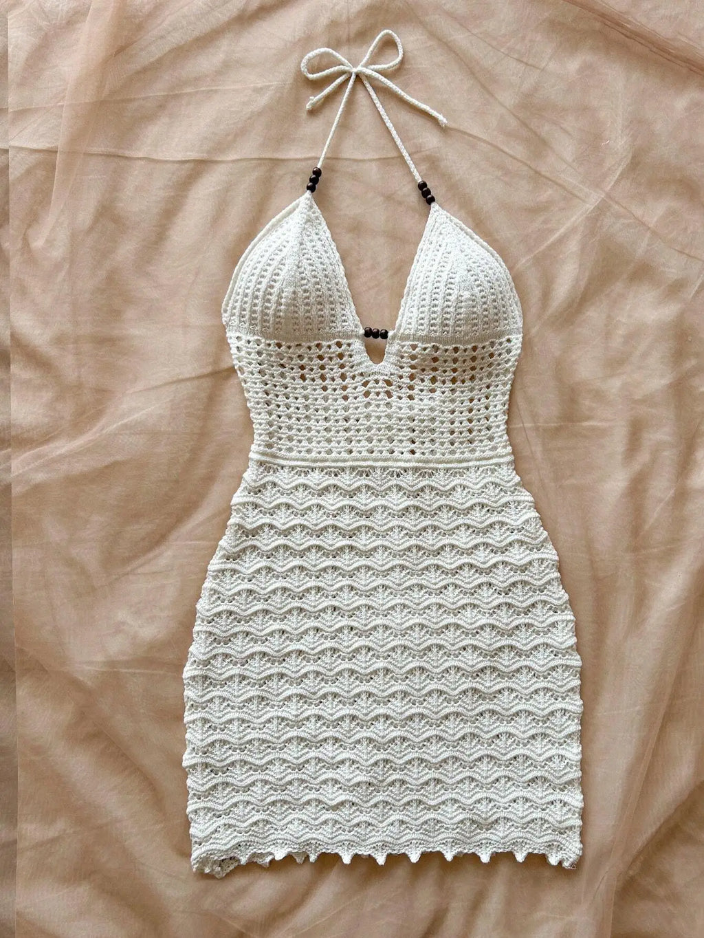 Ombre Knit Cut-Out Midi Dress