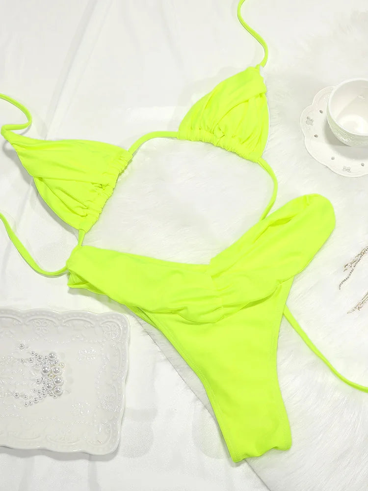 Folded Triangle Micro Bikini