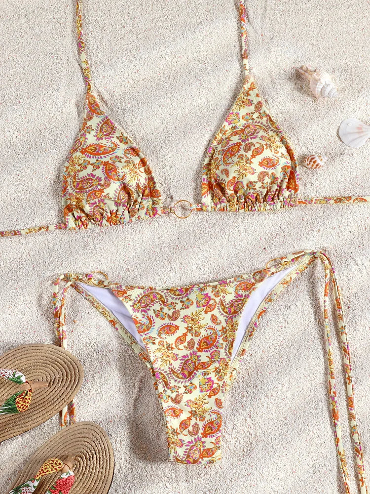 Push-Up Print Bikini Set