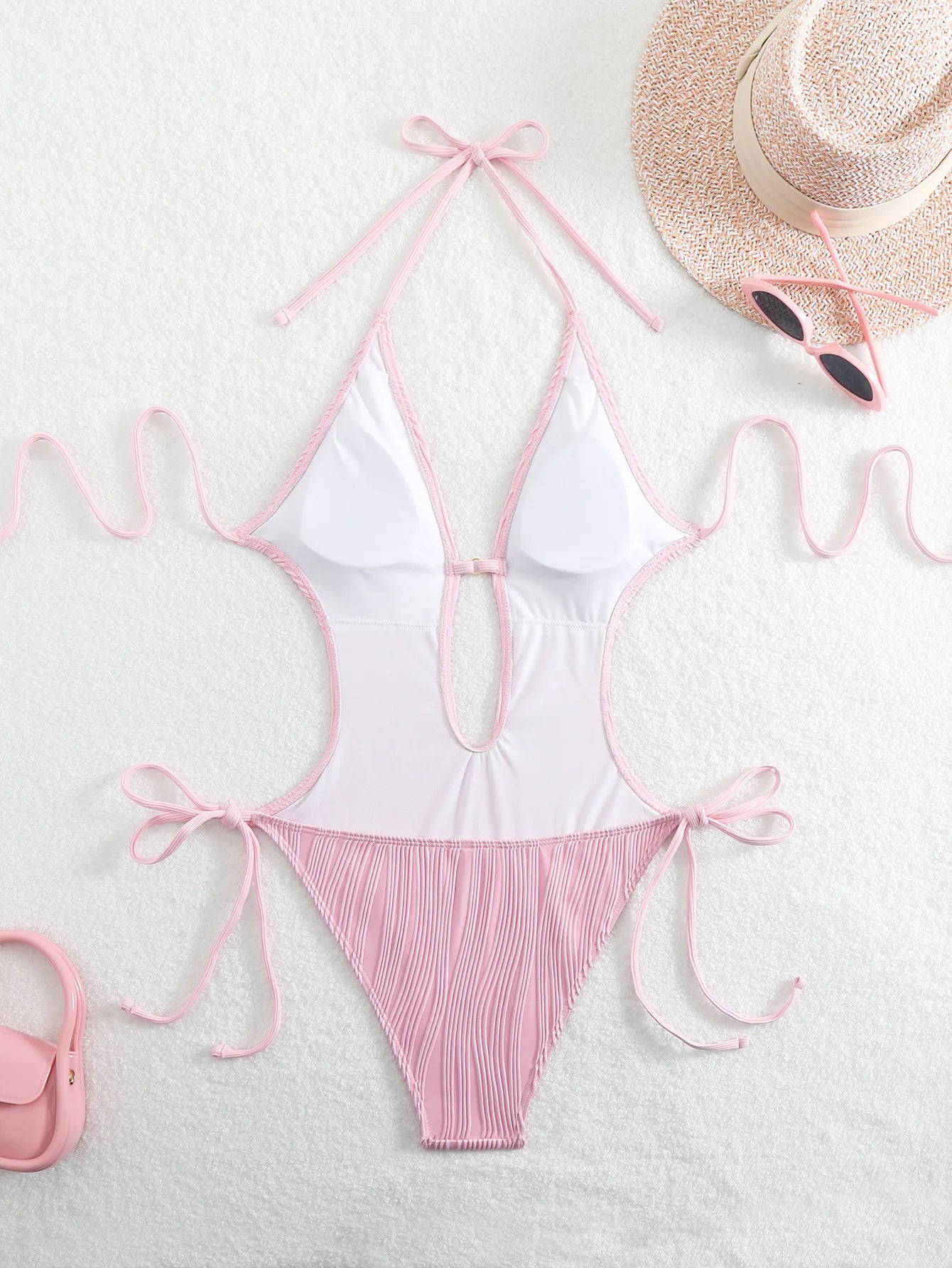 Halter V-Neck Monokini