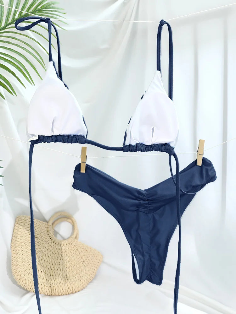 Folded Triangle Micro Bikini