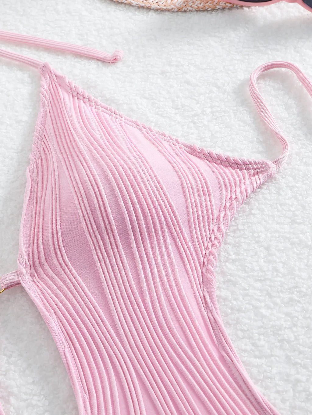 Halter V-Neck Monokini