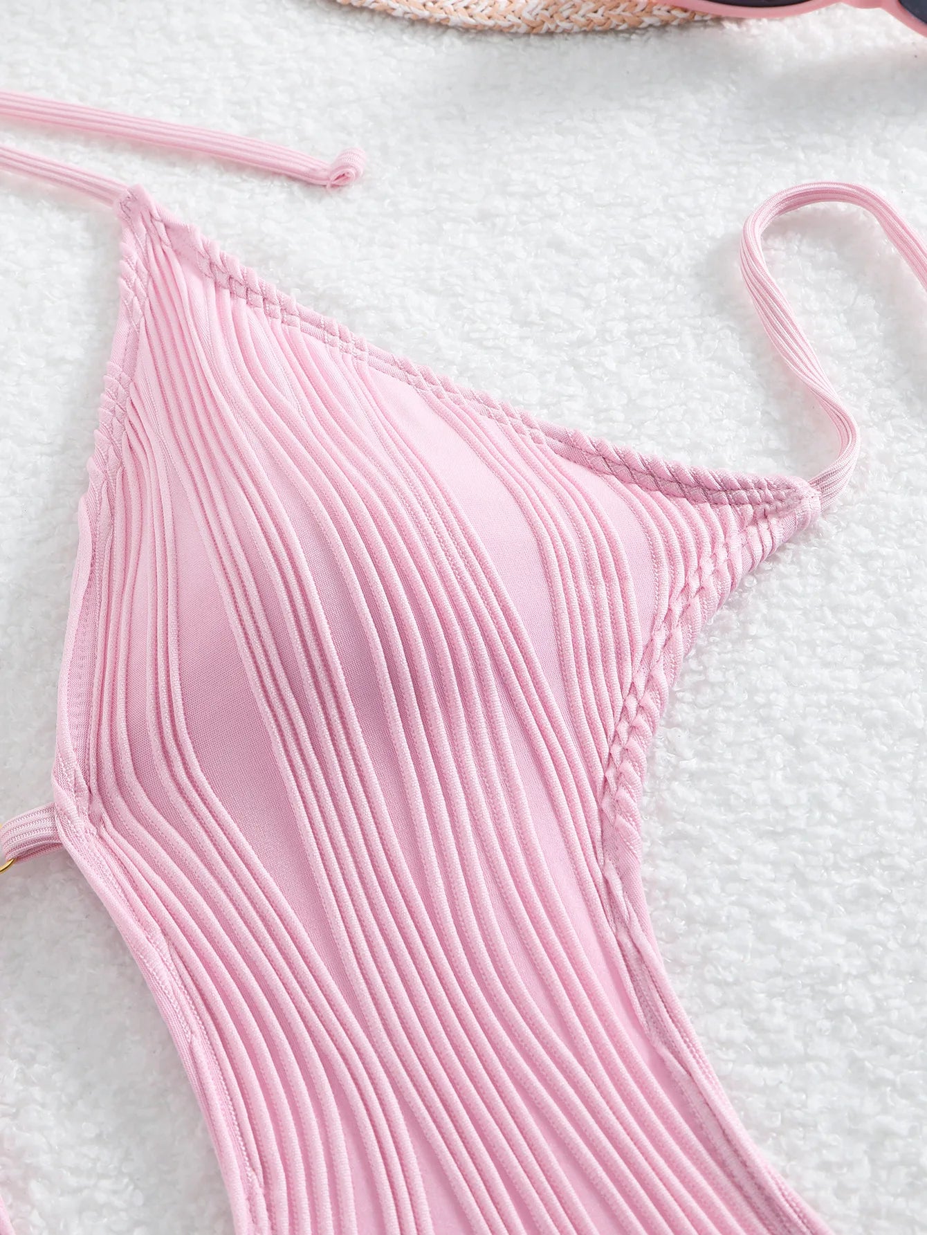 Halter V-Neck Monokini