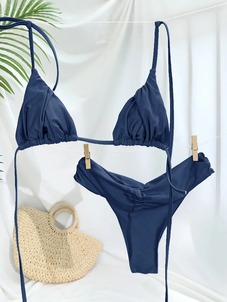 Folded Triangle Micro Bikini