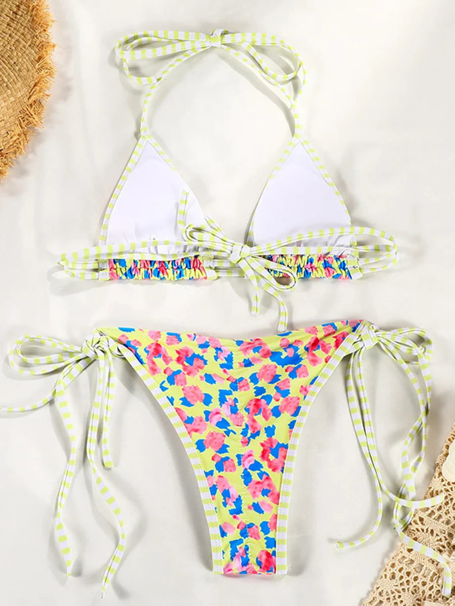 Brazilian Thong Micro Bikini Set