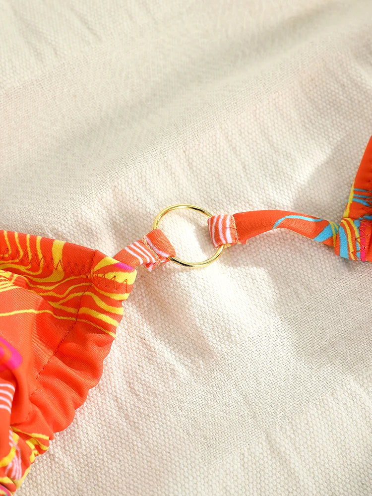 Chain Triangle Micro Bikini