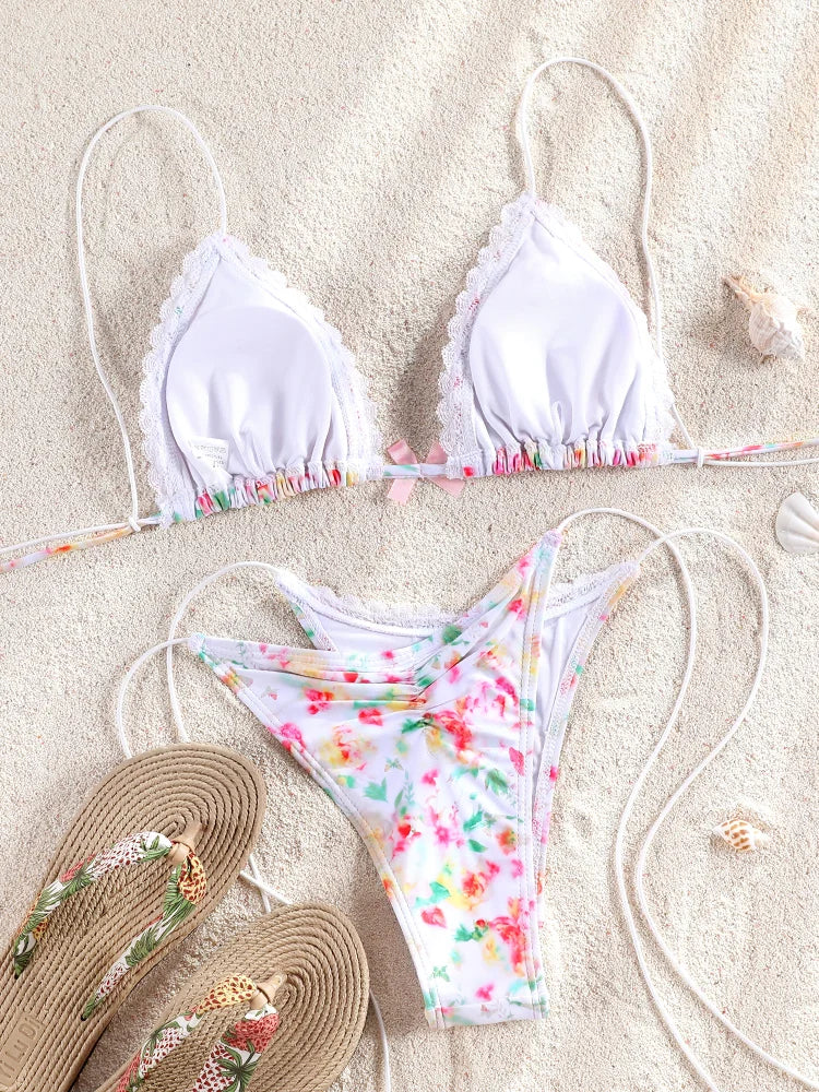 Push-Up Print Bikini Set
