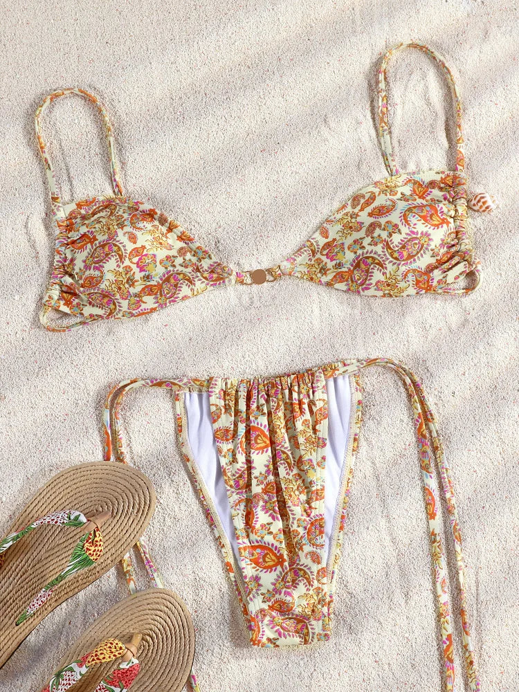 Push-Up Print Bikini Set