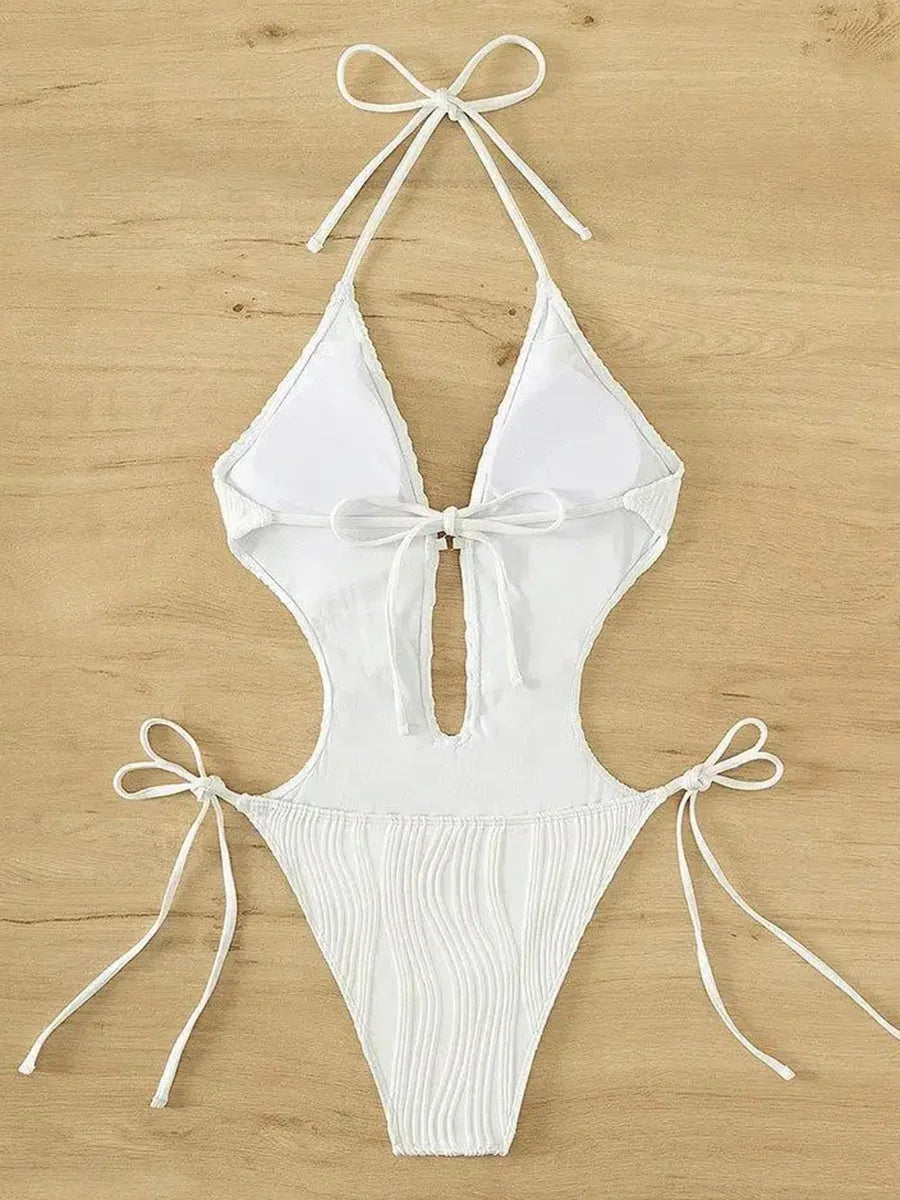 Halter V-Neck Monokini