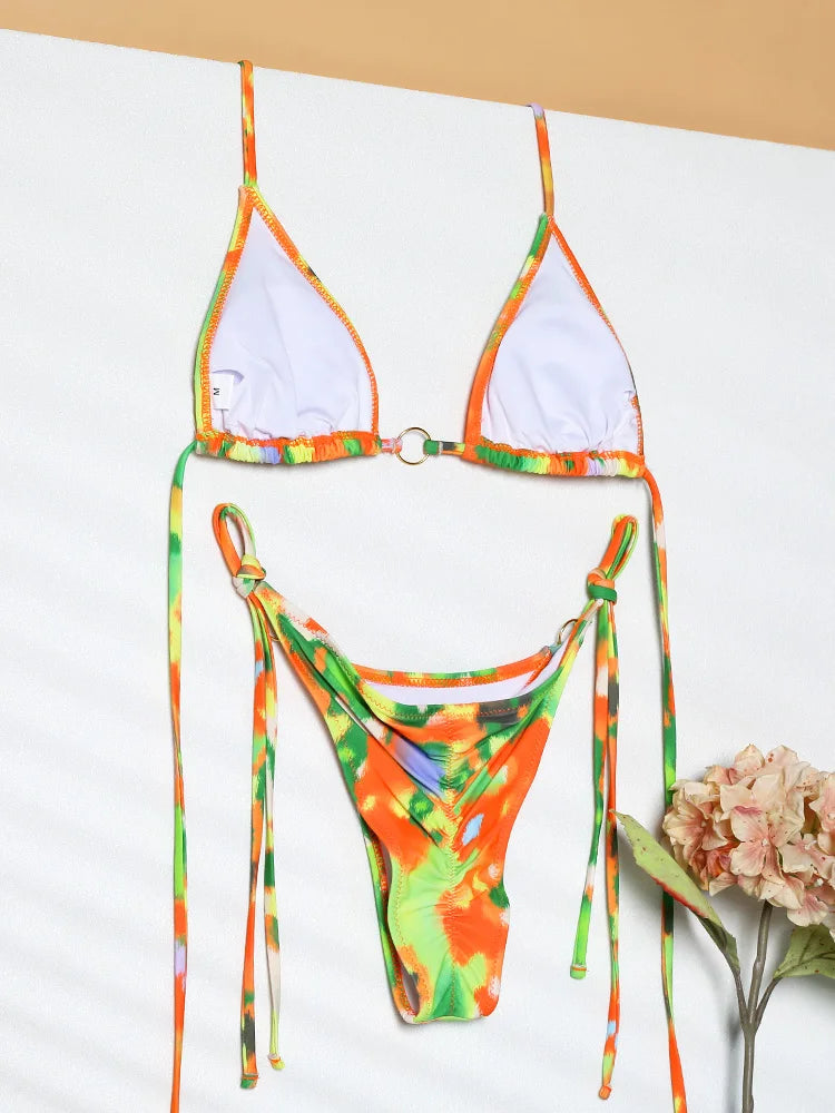 Chain Triangle Micro Bikini