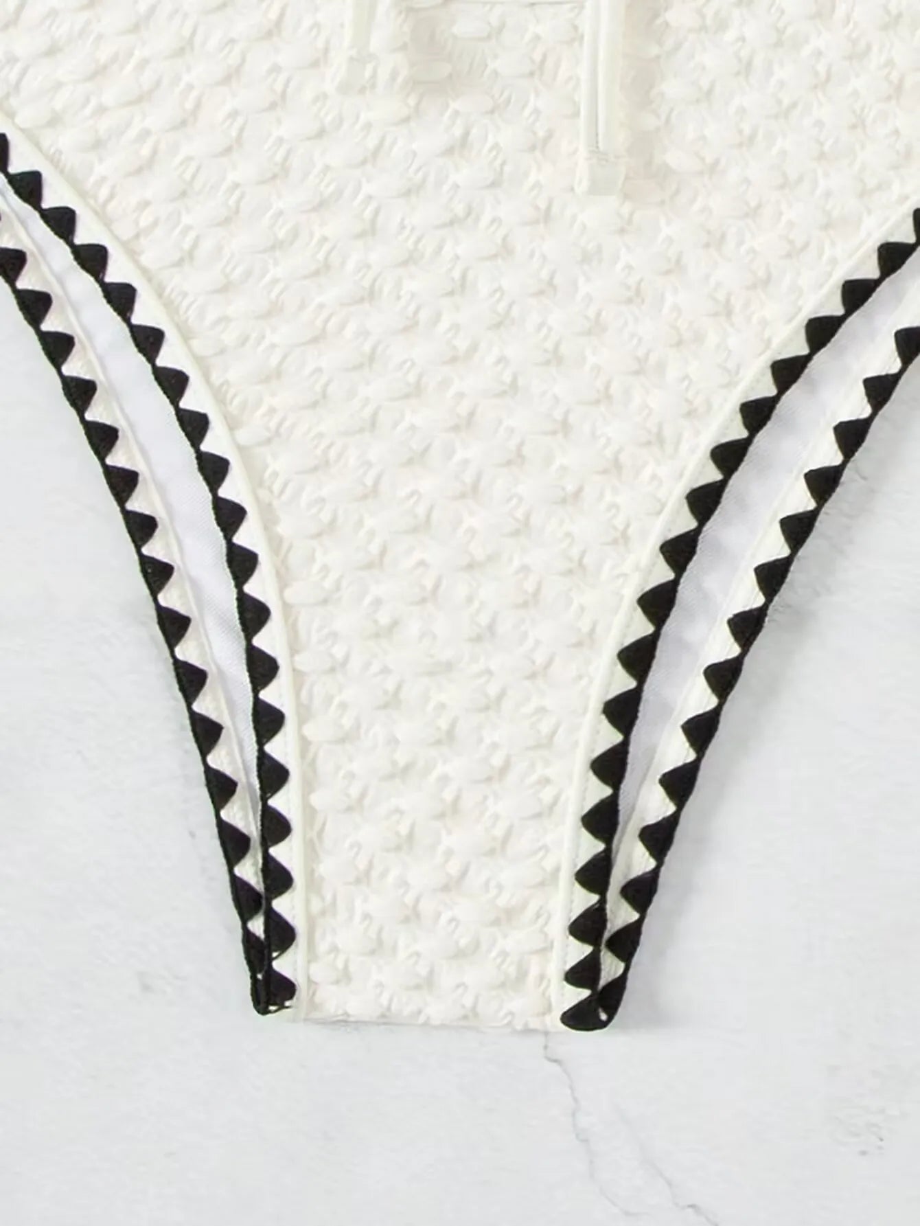 White Strapless Bikini Set