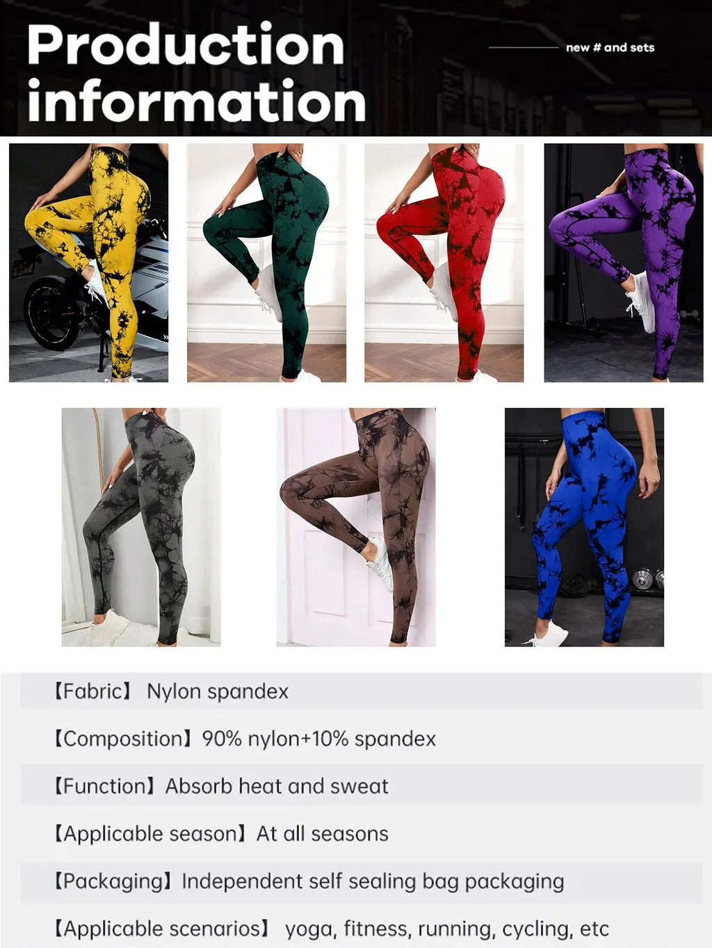 Tie Dye Yoga Leggings