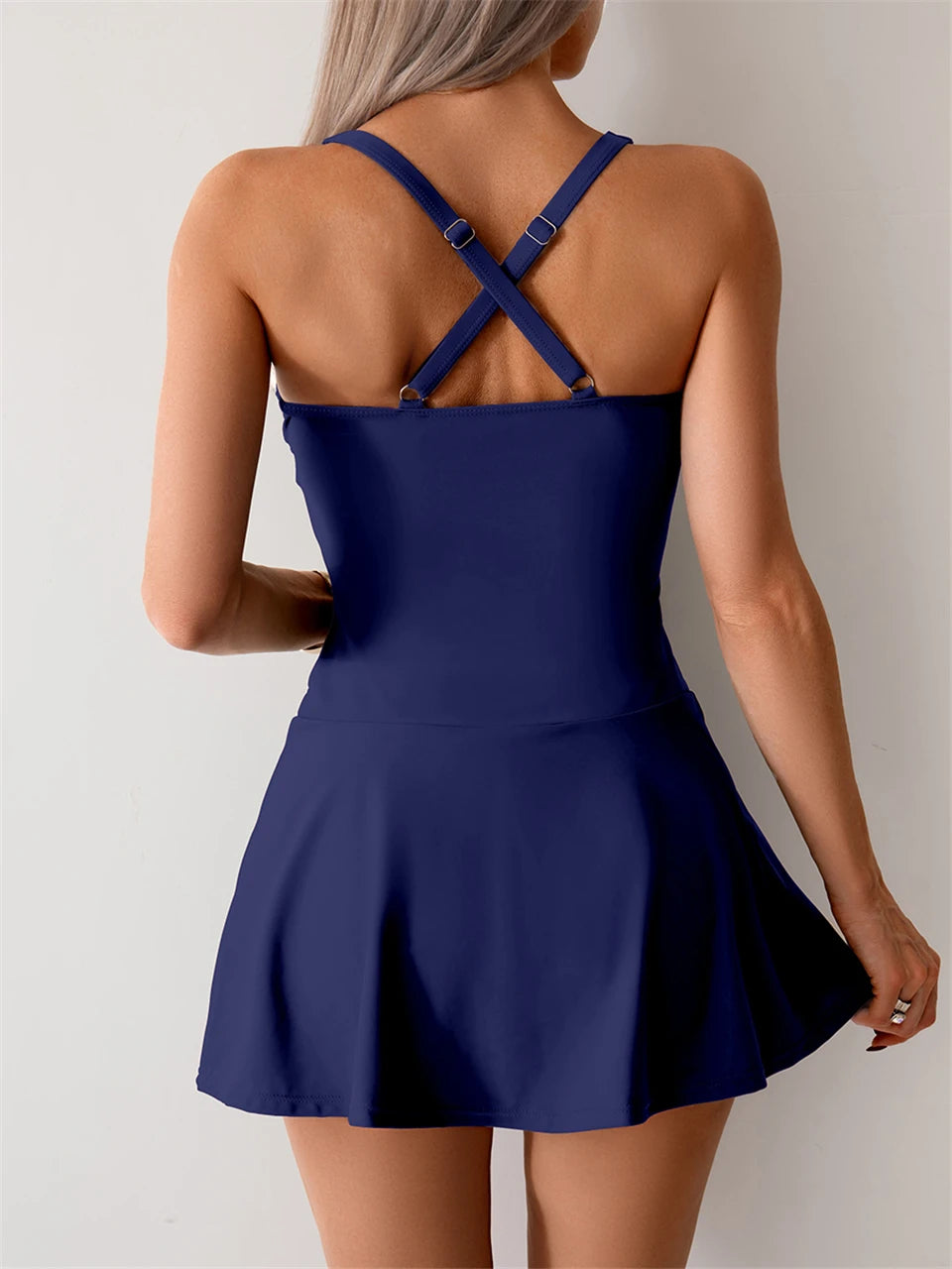 Ruched Tankini Swim Set