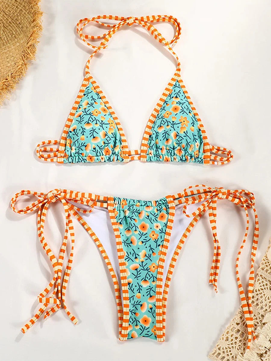 Brazilian Thong Micro Bikini Set