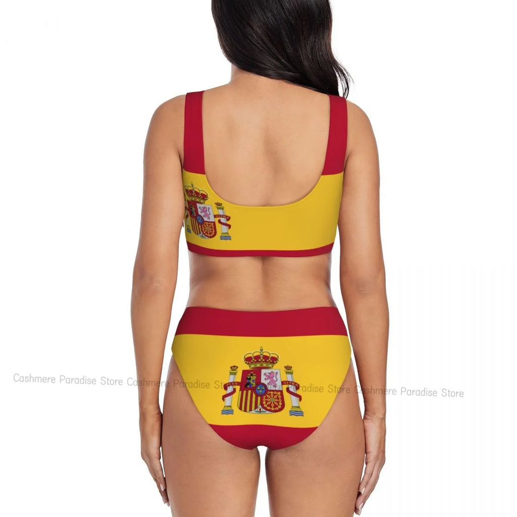 Spain Flag Bikini Set