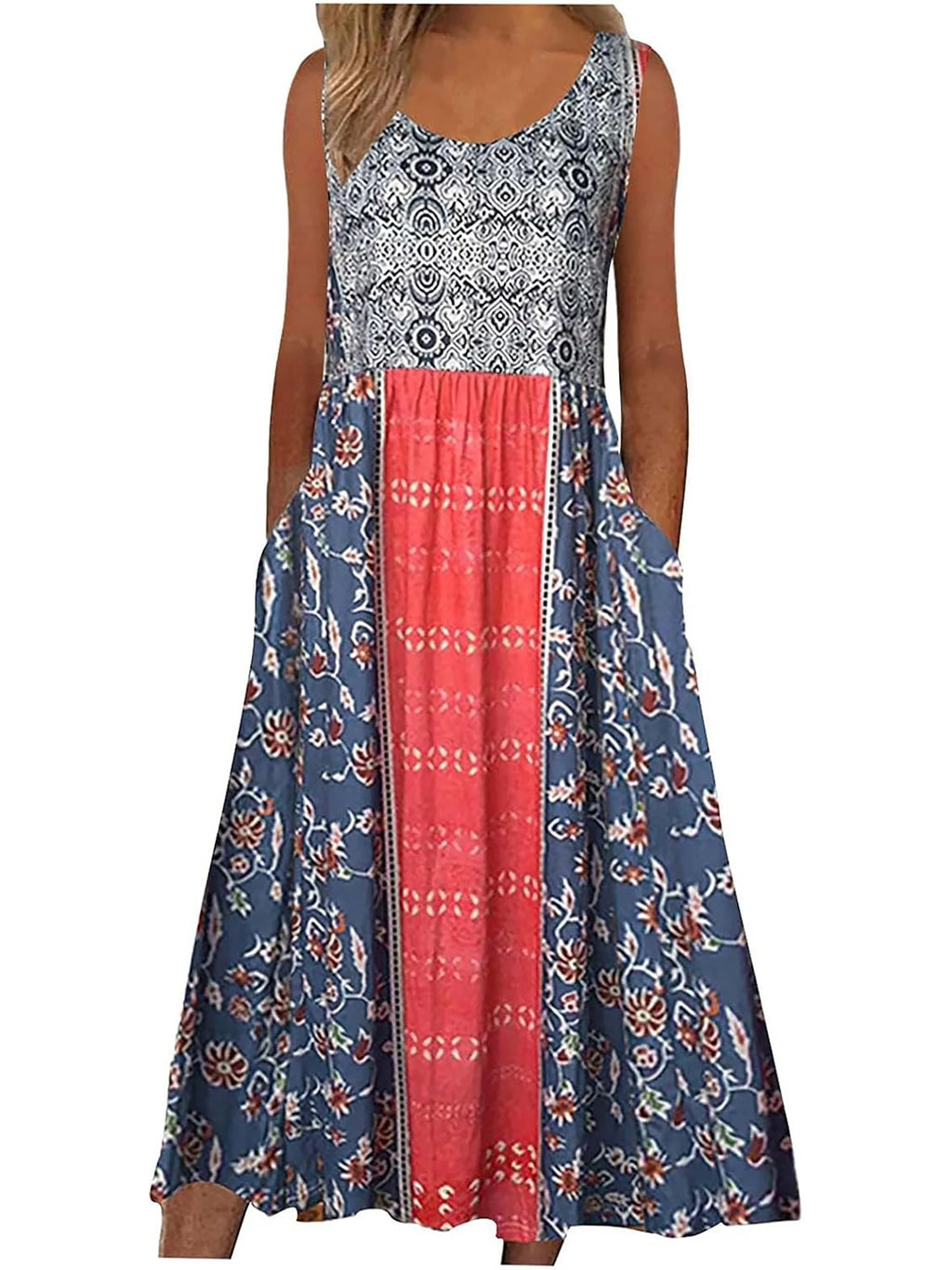 Boho Floral MIDI Sundress