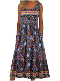 Boho Floral MIDI Sundress