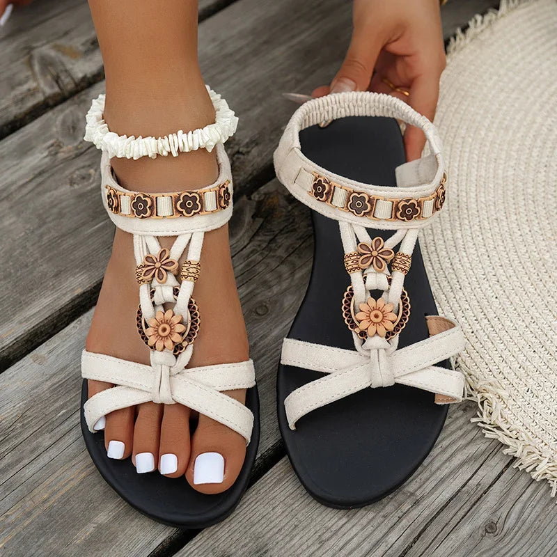 Beaded Bohemian Sandals