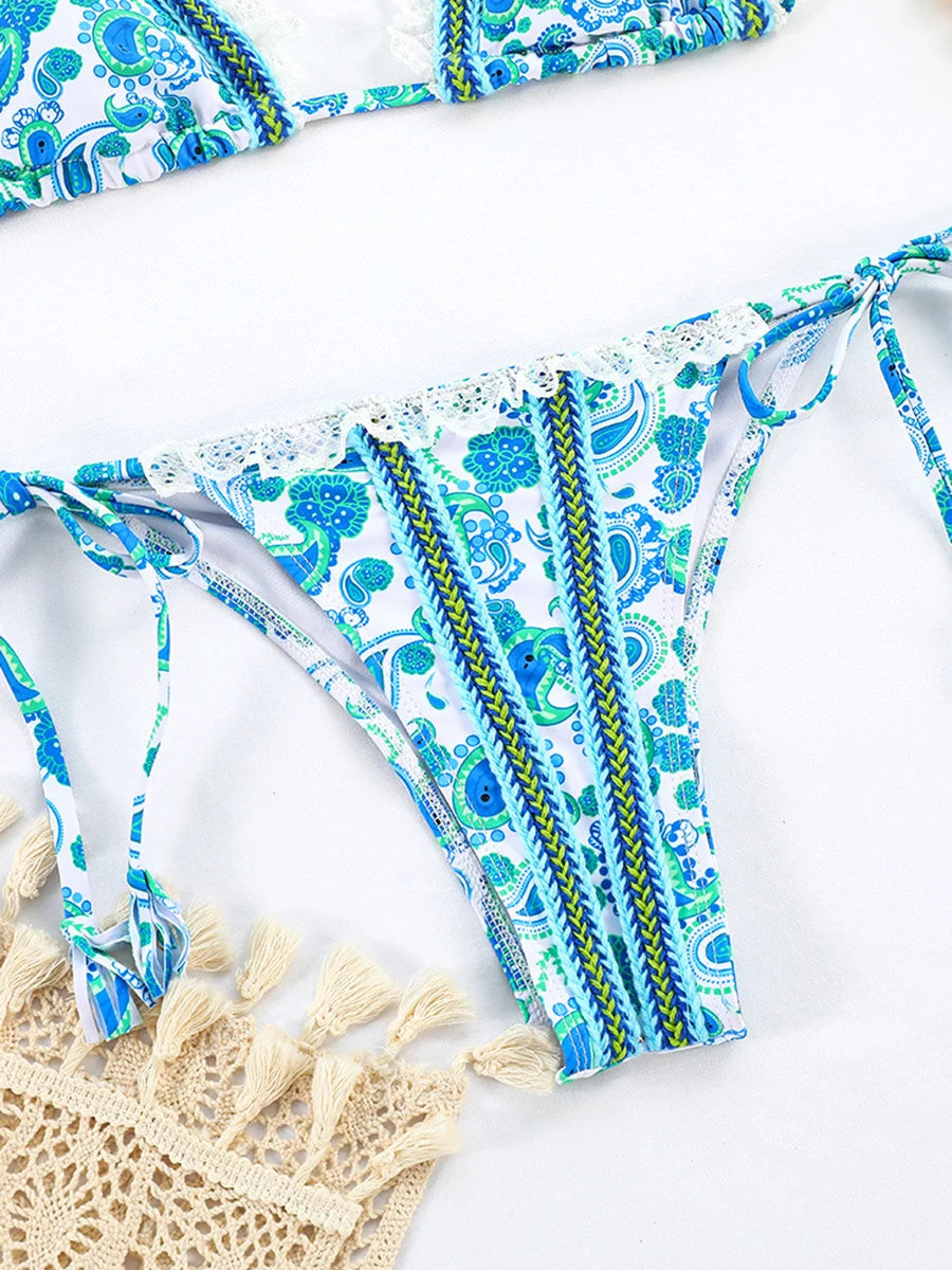 Brazilian Thong Micro Bikini Set