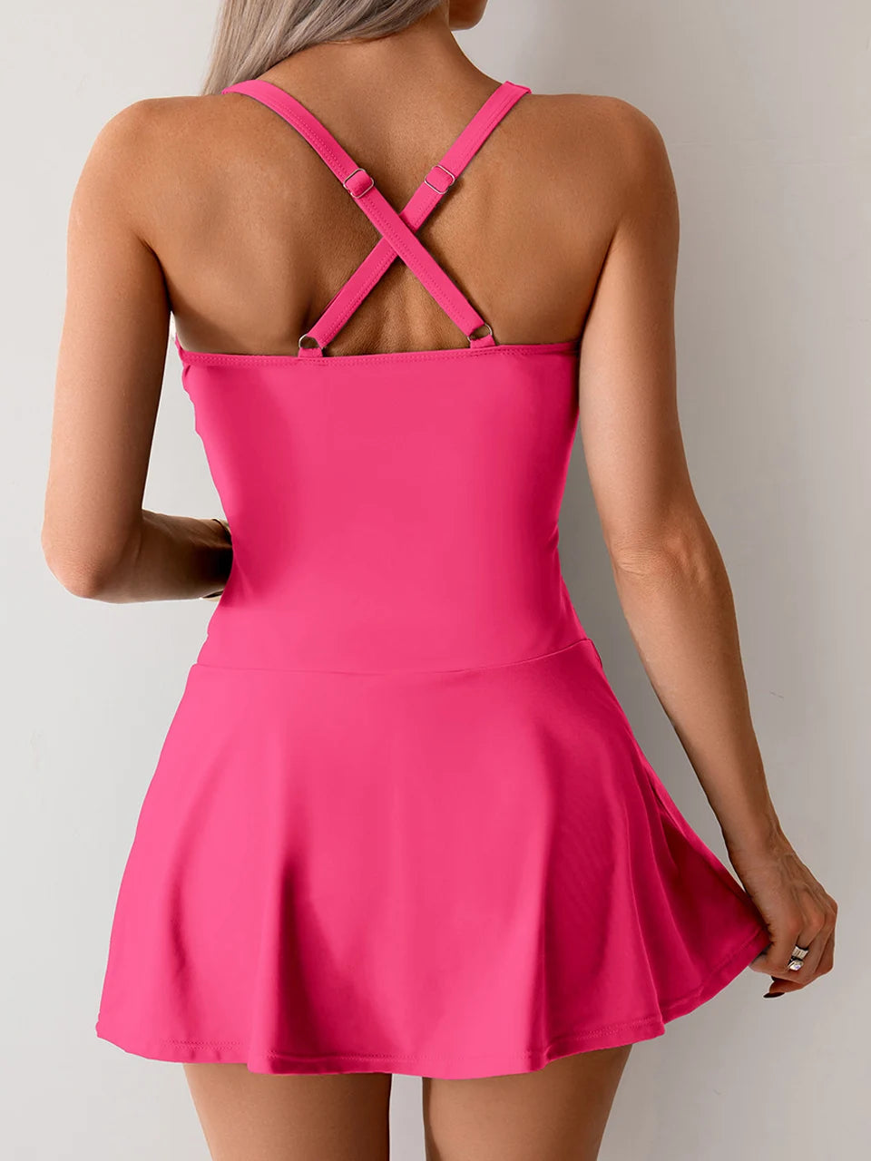 Ruched Tankini Swim Set